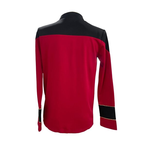 Star Trek Cosplay Jacket Red Uniform Top Gorpcore Corporeal Coquette Size S - Picture 6 of 6